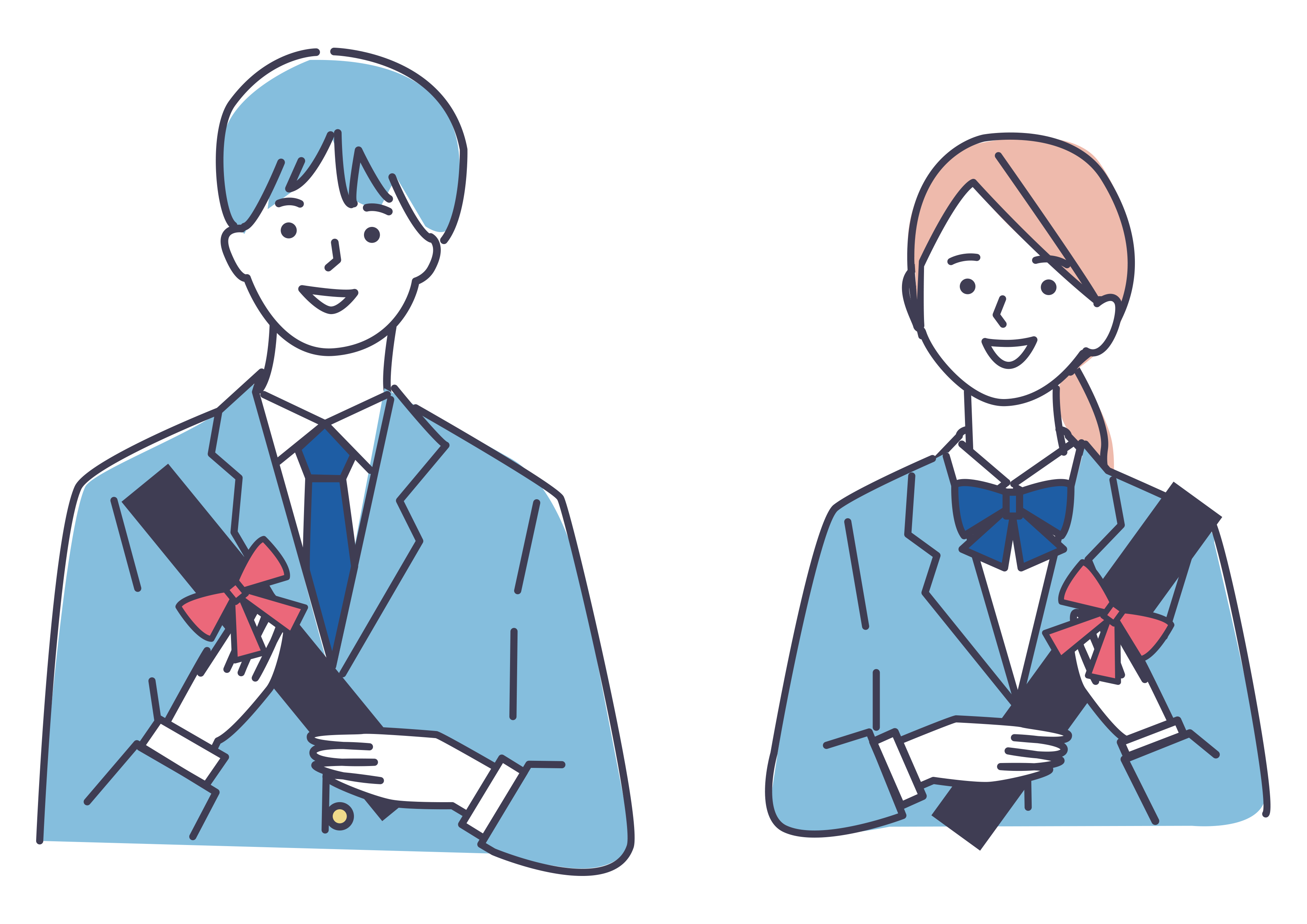 介拓奨学生プログラムの学生イラスト